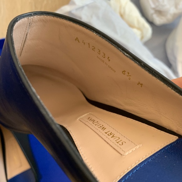 Stuart Weitzman Mira Mules (Low Heels) Black NIB - Picture 3 of 7